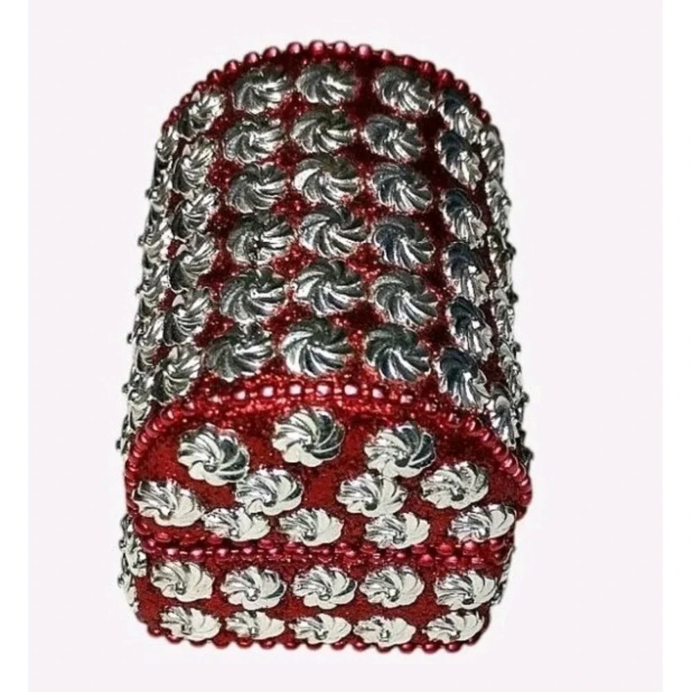 Mini Jewelry Box Beads Hand Decorated Small Jewelry Keepsake Boxes Trinket